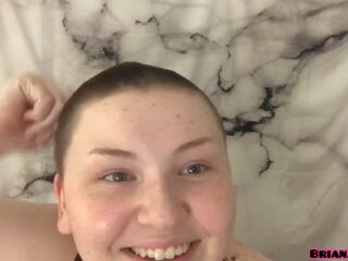 All natural deity kino head shave for first time