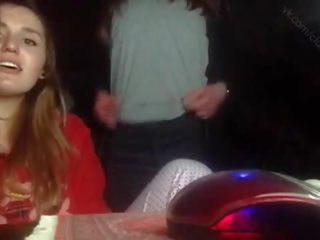 [periscope] dva holky hrát přední vačka