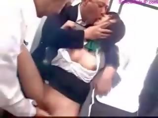 Murid wedok squirting while fingered ngisep jago fucked by 2