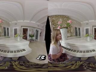 Lover Seduces Her Piano Teacher! (VR)
