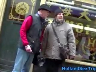 Old Tourist In Europe Finds Hooker